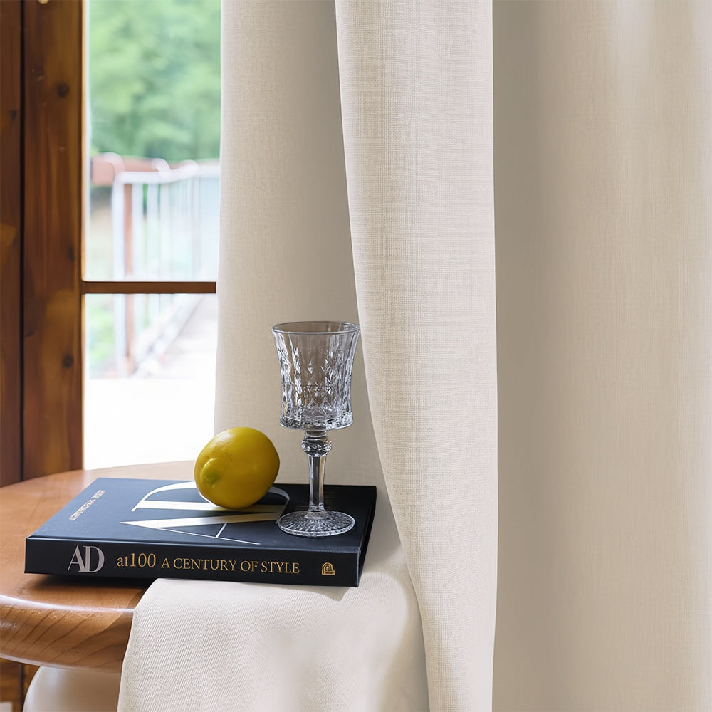 Rosalyn Matte Velvet Room Darkening Thermal Curtains