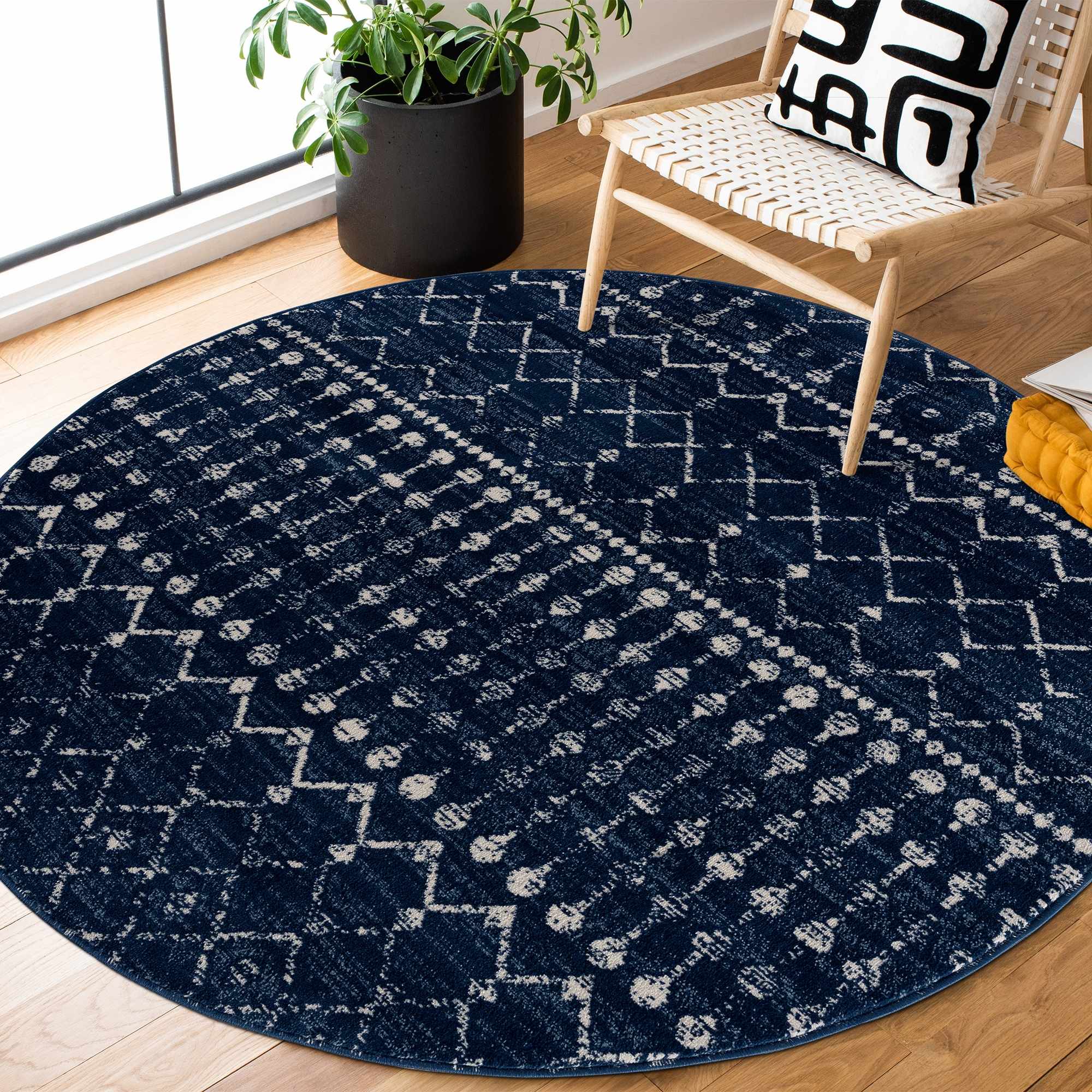 Tigrican Navy 2335 Area Rug-3