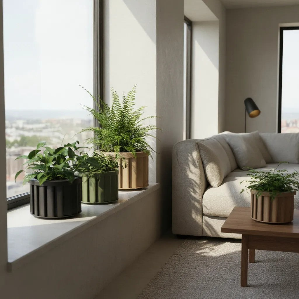 Round Strata Planter - Medium