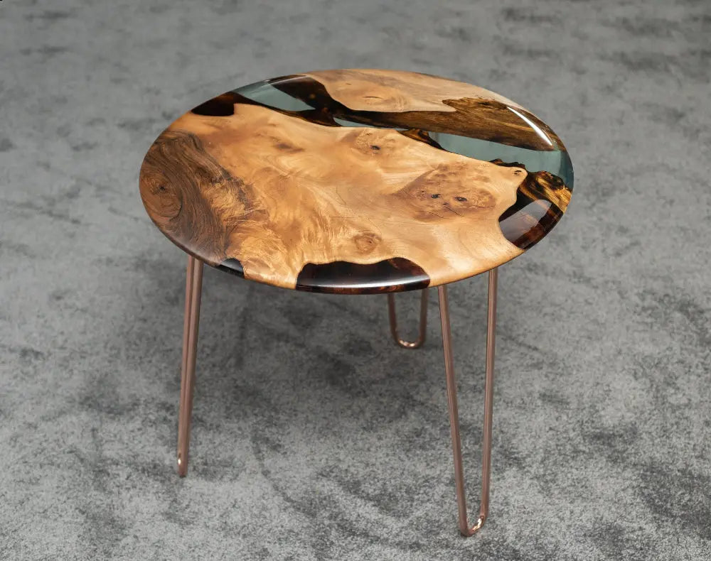Round Side - End - Accent Table with rounded edge | Osso Collection