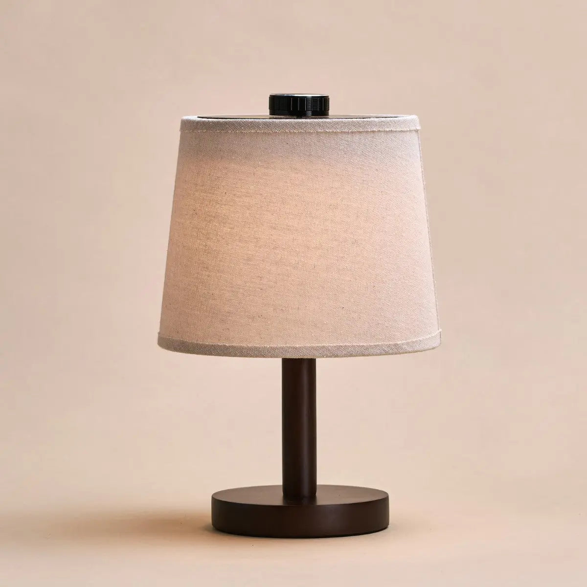 Rover Dark Brown Wooden Lamp – Rechargeable, Cordless & Dimmable Shade-1