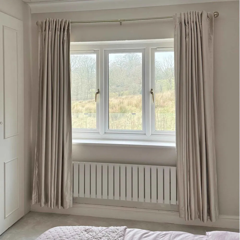 Ruby Elegant Green Custom Velvet Curtains