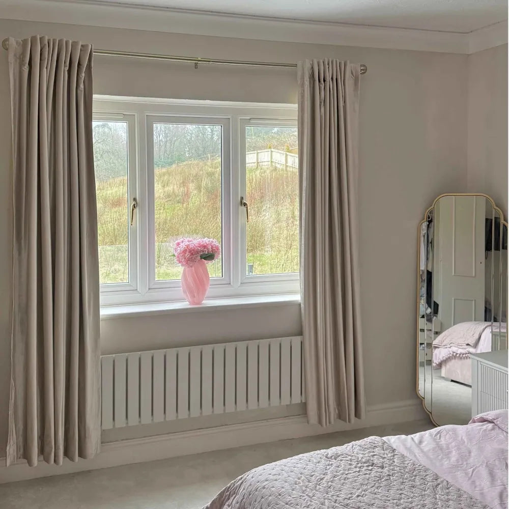 Ruby Elegant Green Custom Velvet Curtains