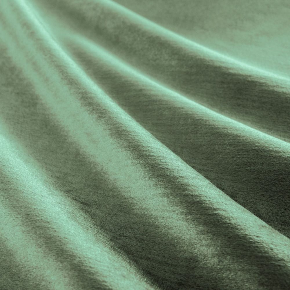 Ruby Elegant Green Custom Velvet Curtains
