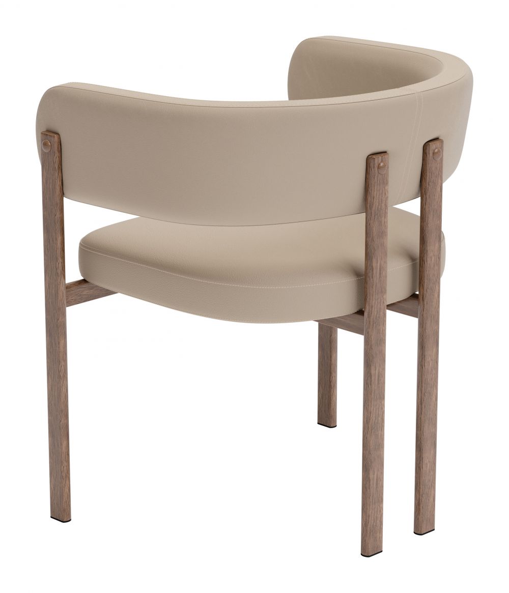 Ruge Faux Leather Dining Chair 2PC