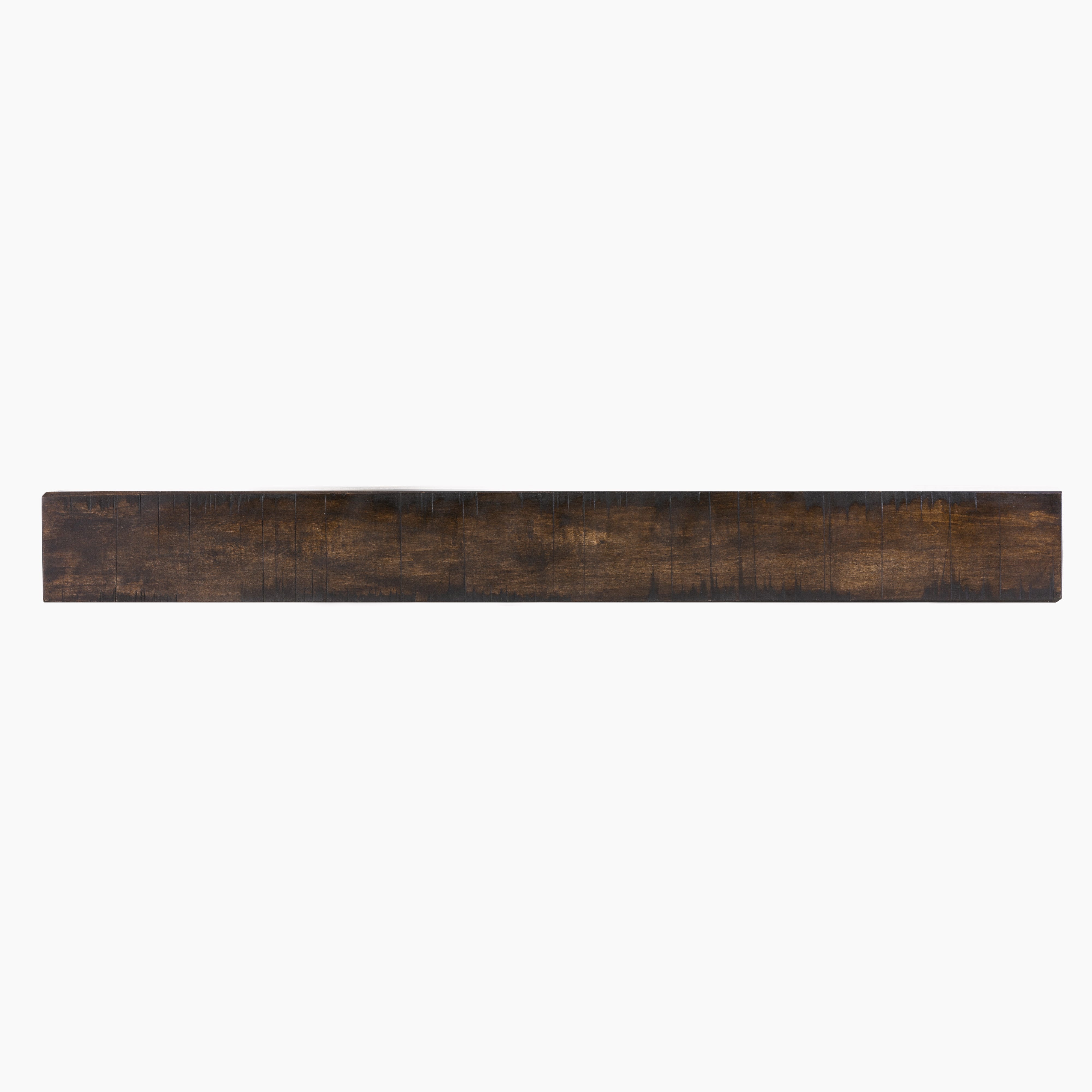 Rustic Poplar Fireplace Mantel Shelf