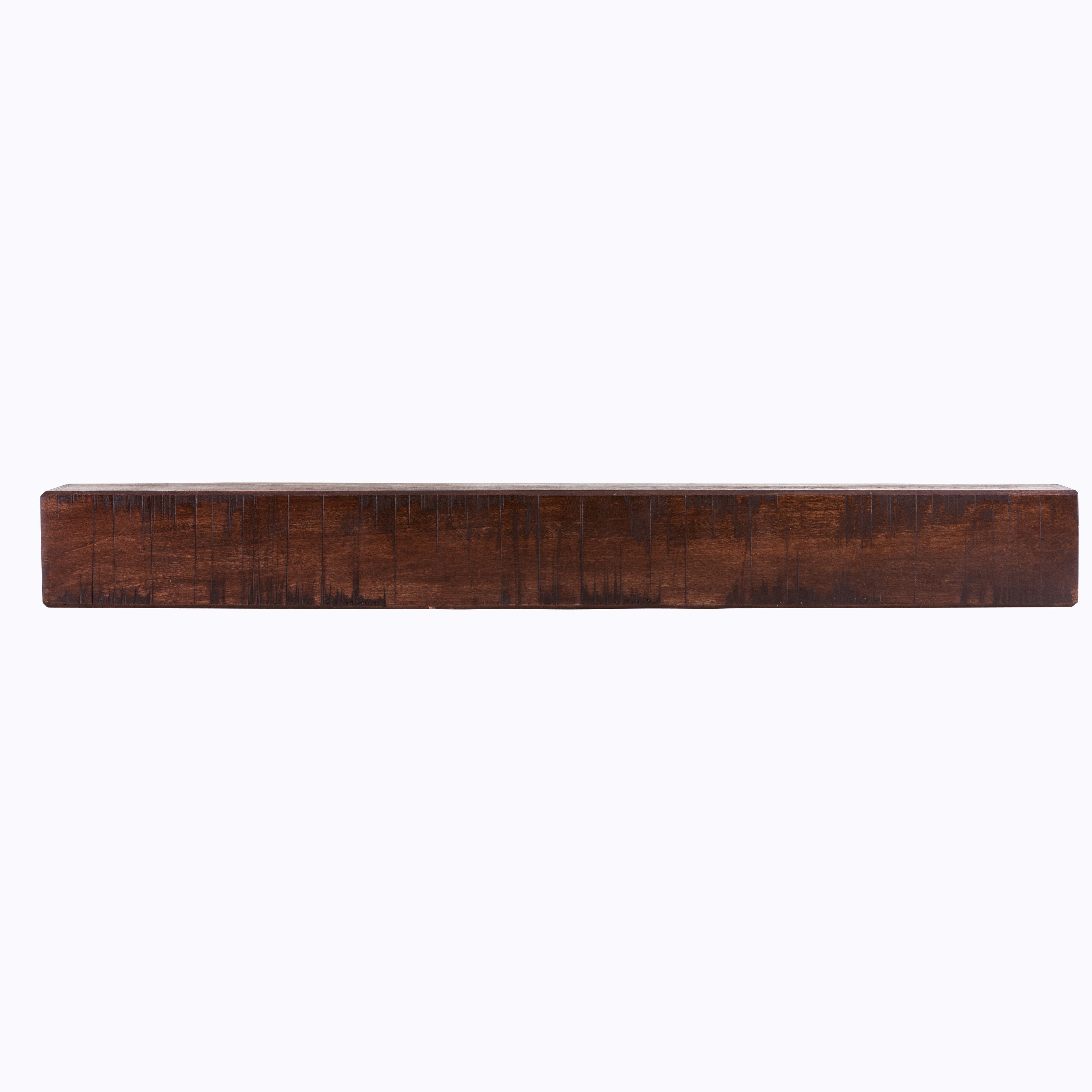 Rustic Poplar Fireplace Mantel Shelf