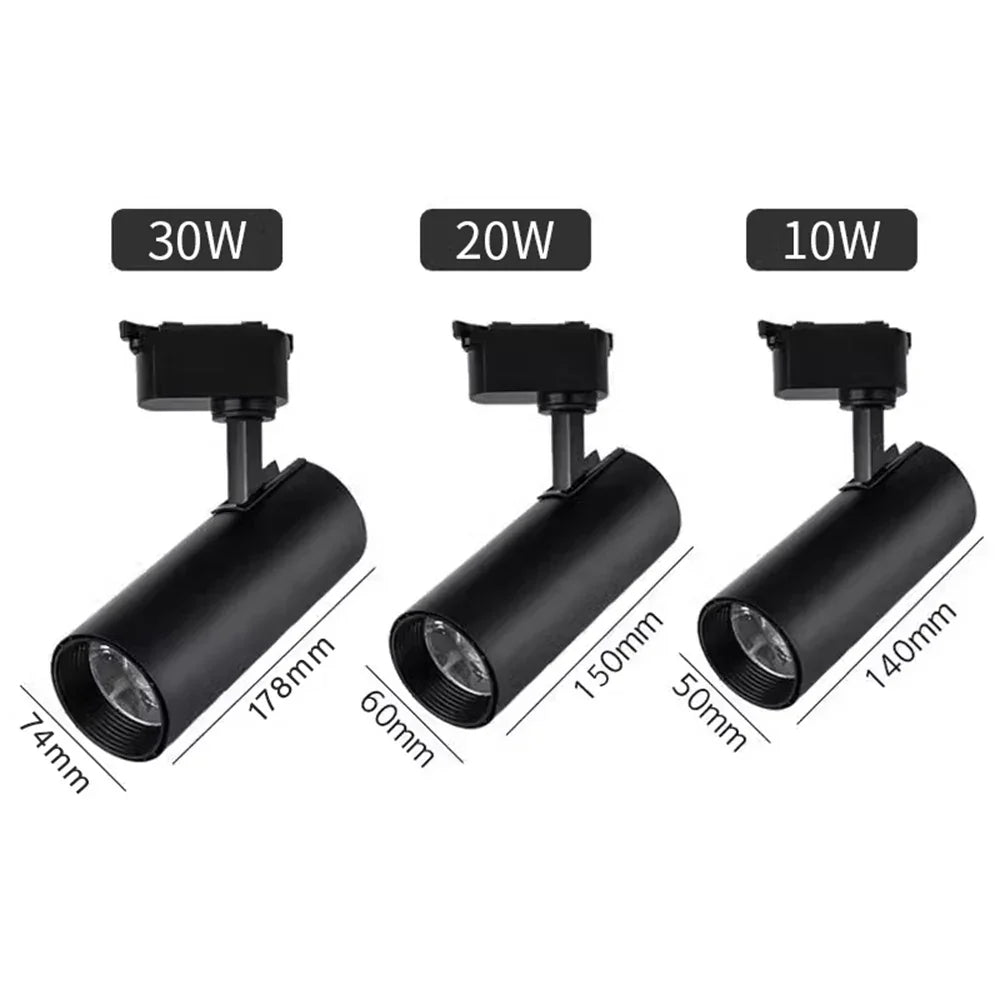 3-Wire LED Track Light - Ceiling Spot Lamp for Clothing Shops