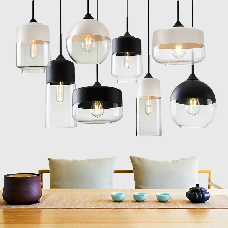 DecorBites™ Pendant Lamp Glass Hanging LED Fixtures