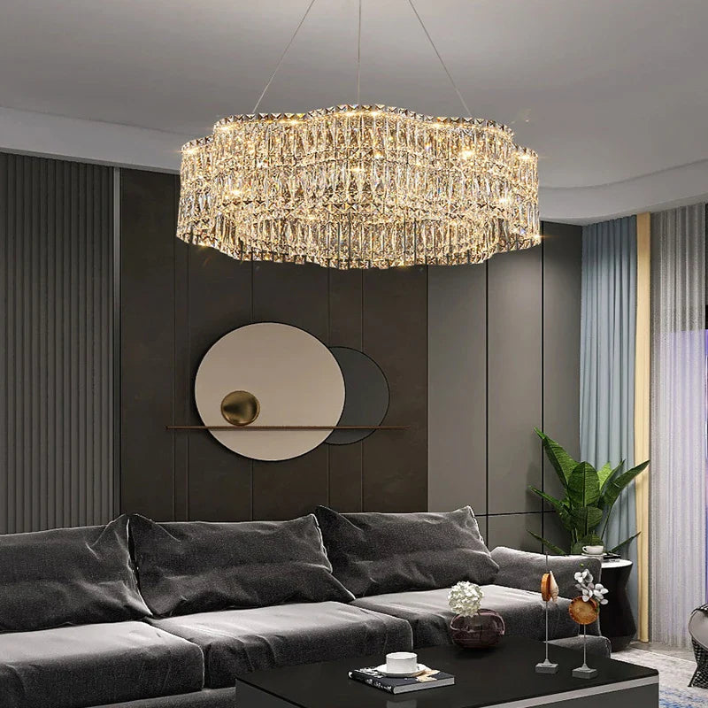 DecorBites™ LED Crystal Chandeliers Modern Fixtures