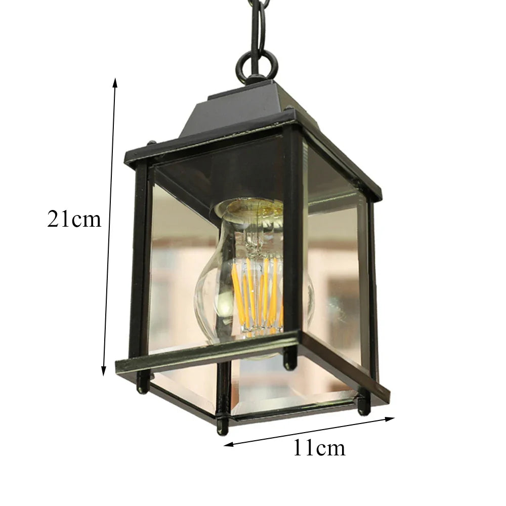 DecorBites™ Glass Chandelier Outdoor Pendant Lamp