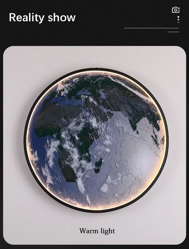 Dlight Decor Planet Mural Wall Light for Interiors