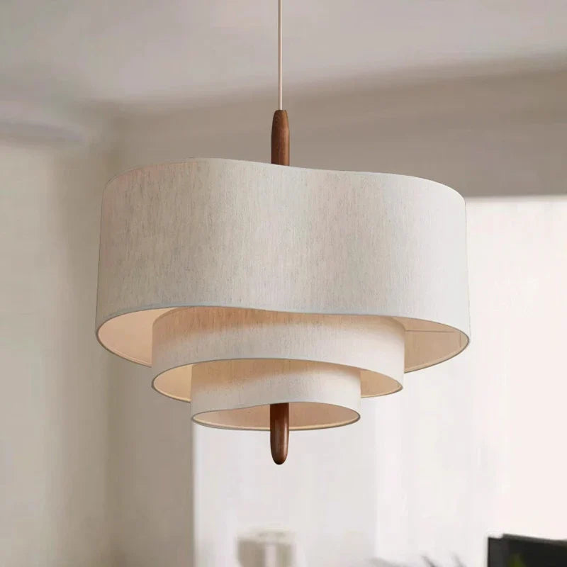 Fabric Chandelier Light Fixture