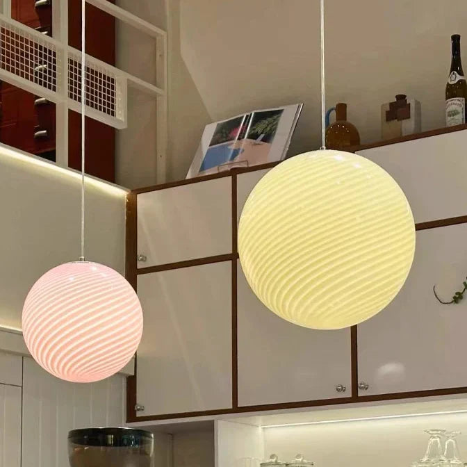 DecorBites™ Glass Pendant Light Colorful Bubble