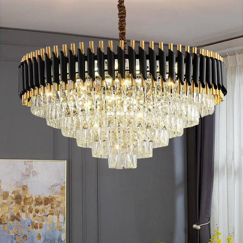Crystal Chandelier Pendant Light Loft