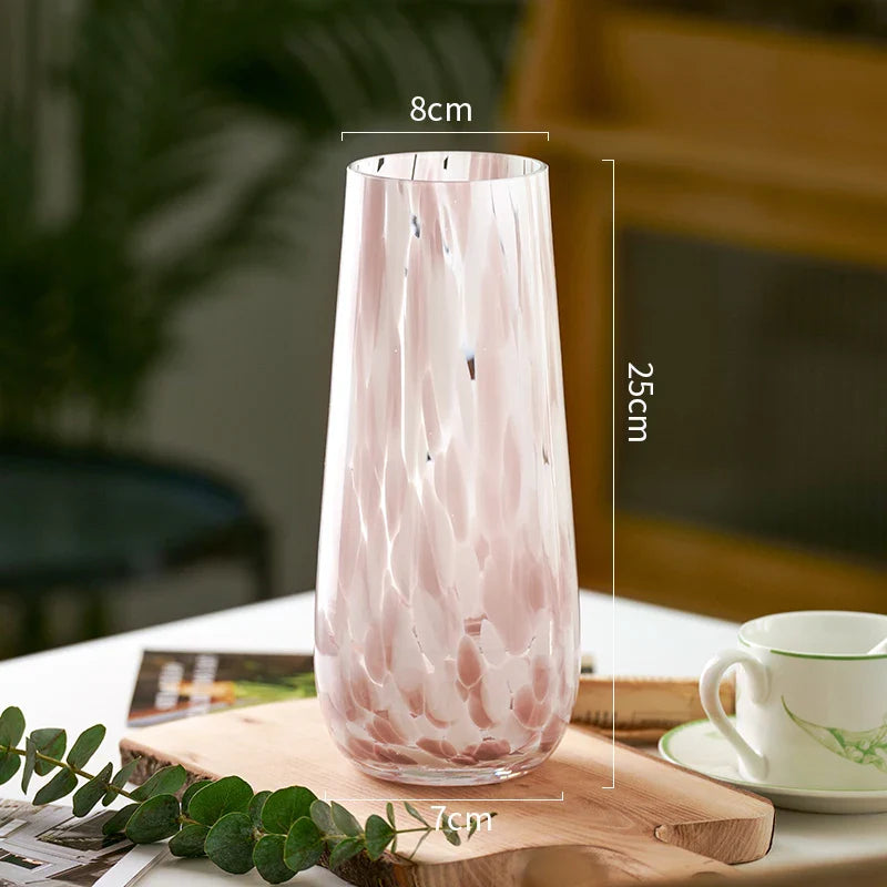 Medieval Glass Vase Pink-3