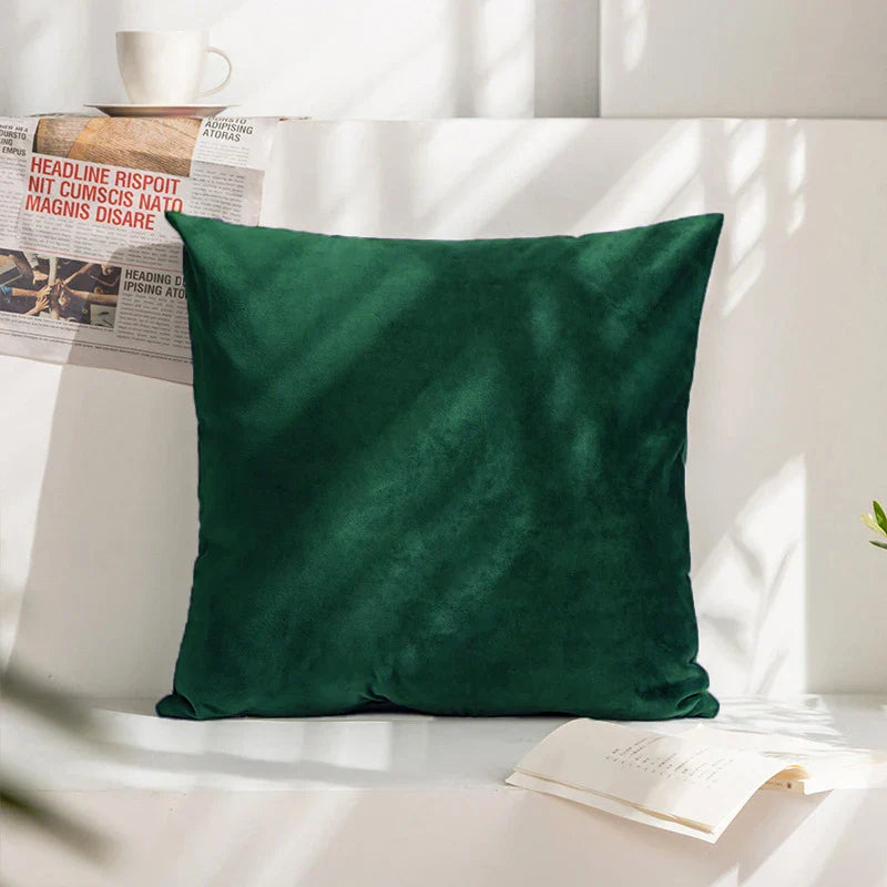 Velvet Cushion Covers Emerald Green