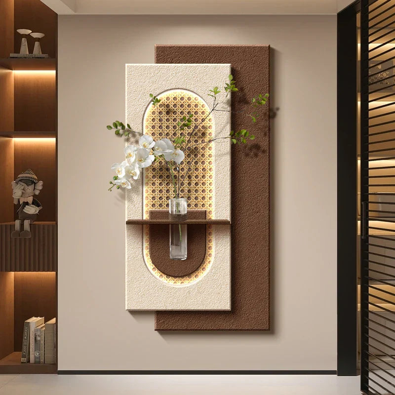 Dlight Decor LED Green Vase Wall Light for Hallways