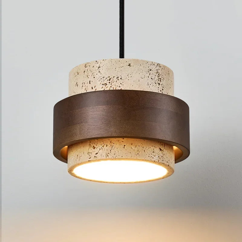 DecorBites™ Led Pendant Lamp Small Wood Fixture