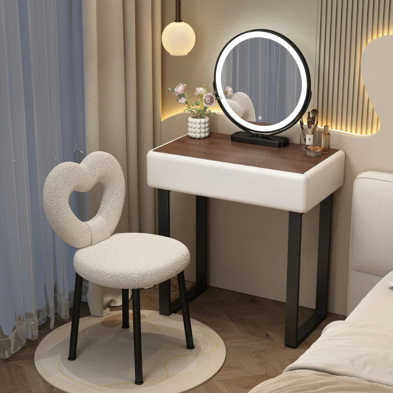 Small Bedroom Vanity Table Organizer Minimalist Chep Comfortable Dressing Table European Modern Penteadeira Postmodern Furniture