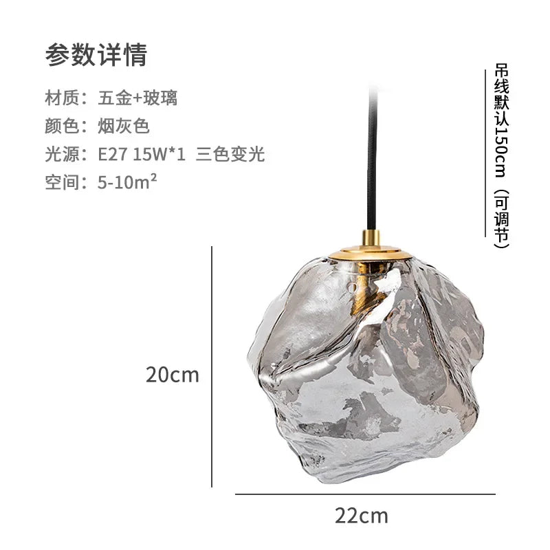 DecorBites™ Ice Cube Chandelier Adjustable Pendant Light