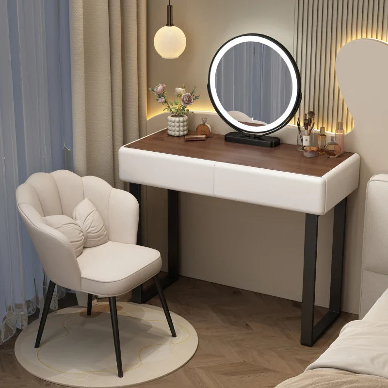 Small Bedroom Vanity Table Organizer Minimalist Chep Comfortable Dressing Table European Modern Penteadeira Postmodern Furniture