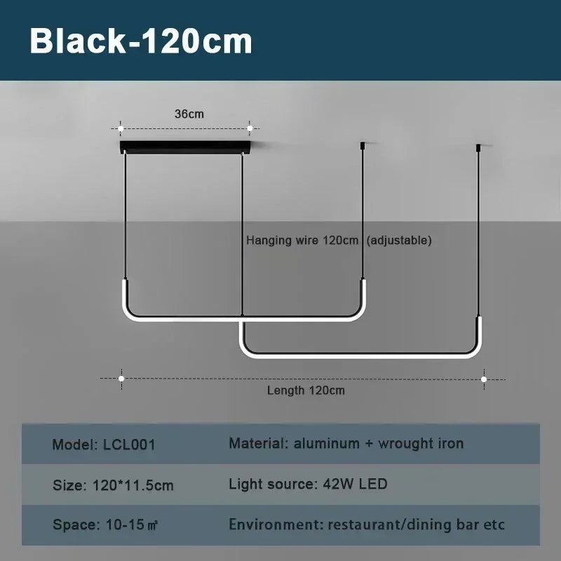 DecorBites™ LED Chandelier Gold Ceiling Light