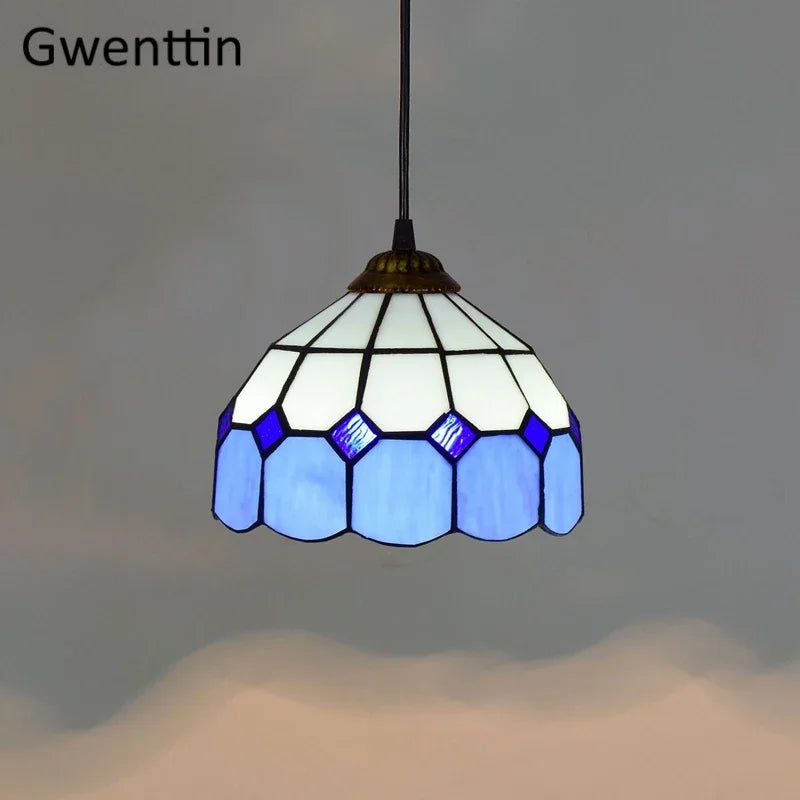 Stained Glass Pendant Lamp Fixture