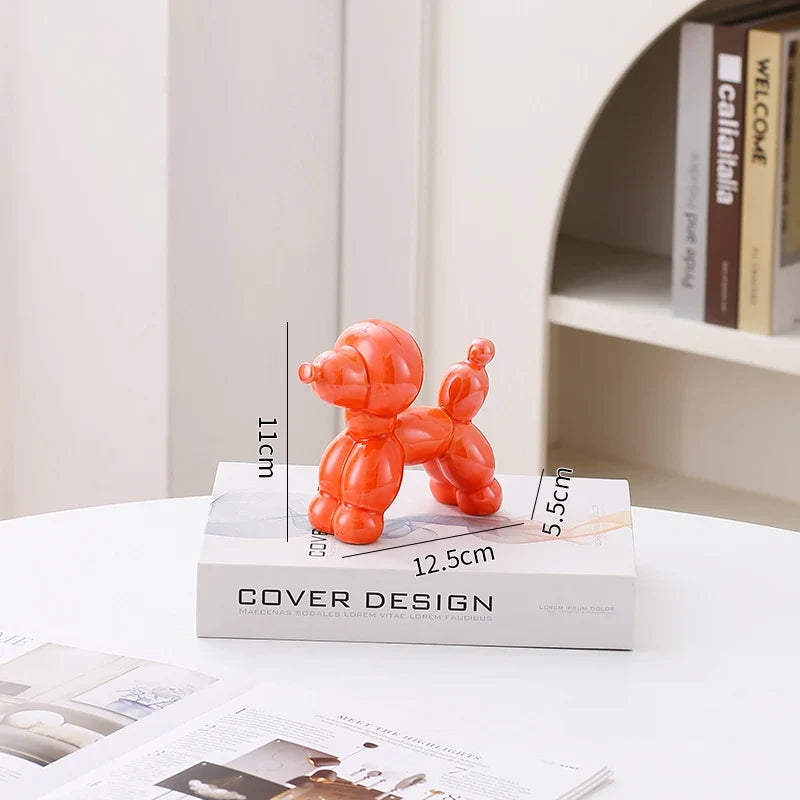 Ceramic Guest Dog Figurine Home Decor room Decoration Accessories Office Nordic Animal Decorative Sculptures  Figurines