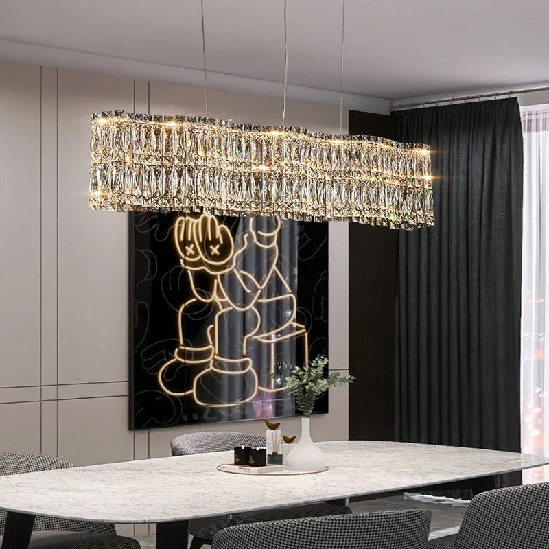 DecorBites™ LED Crystal Chandeliers Modern Fixtures