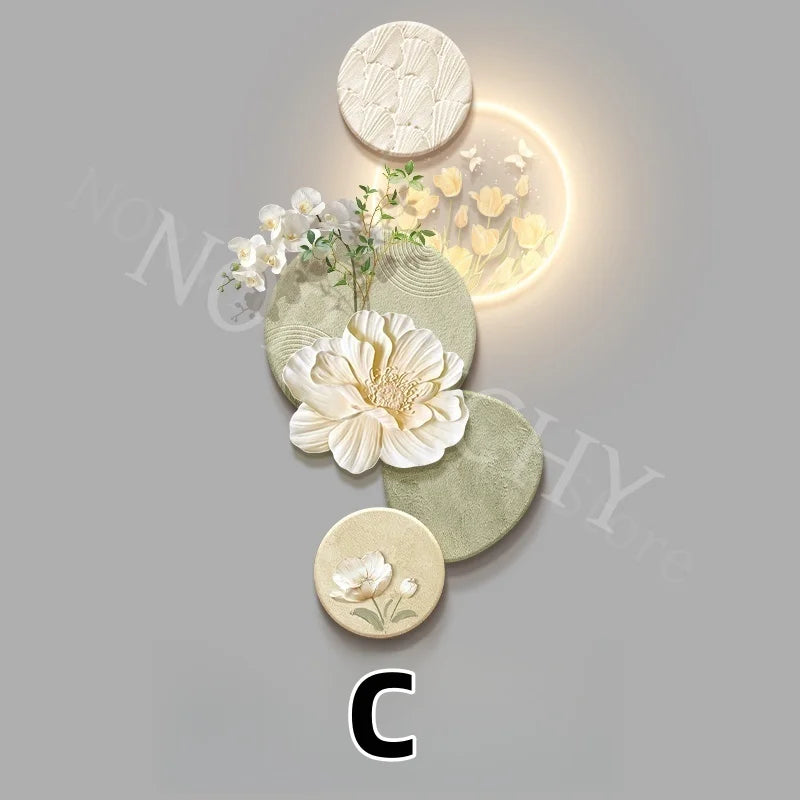 Dlight Decor Butterfly Mural Light for Entrance Walls