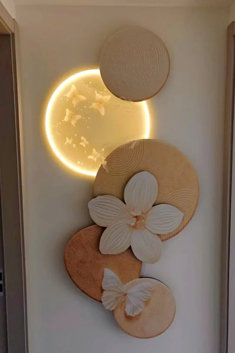 Dlight Decor Butterfly Mural Light for Entrance Walls