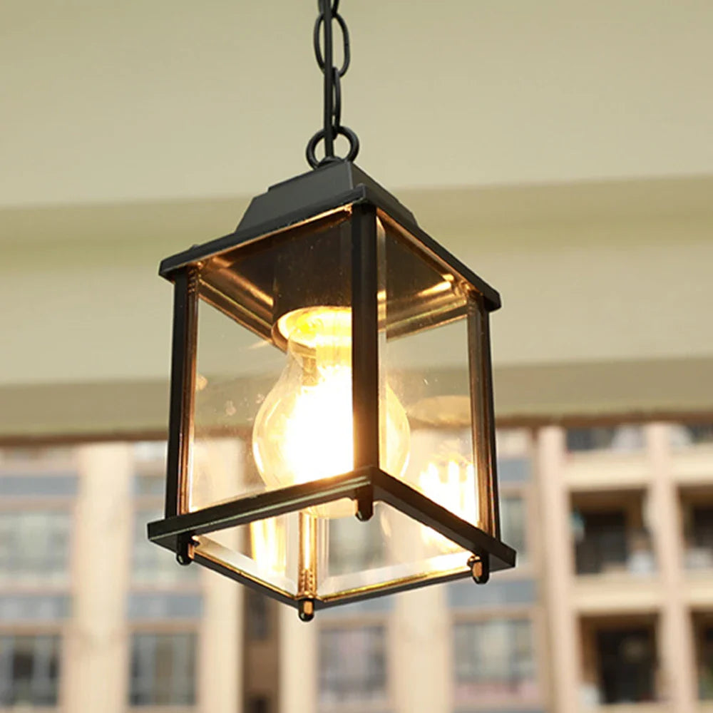 DecorBites™ Glass Chandelier Outdoor Pendant Lamp
