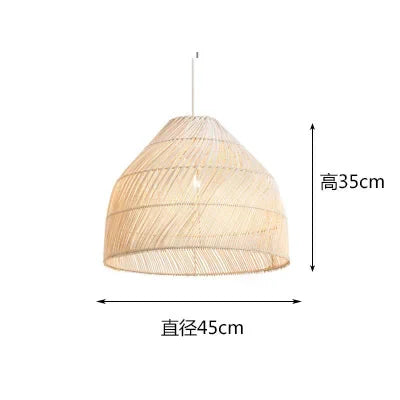 Rattan Pendant Lamp LED