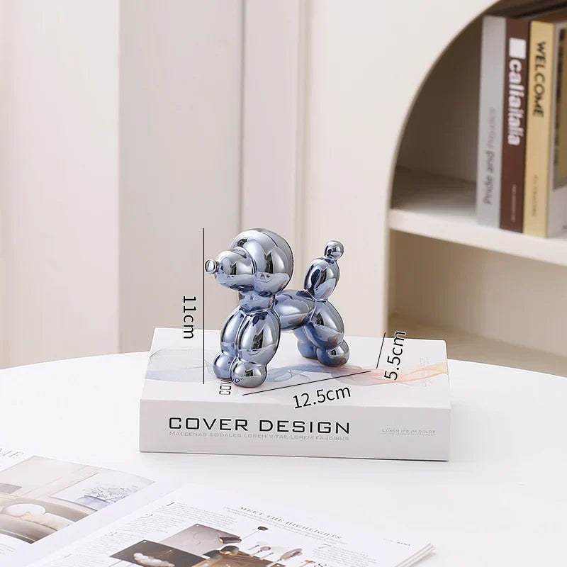 Ceramic Guest Dog Figurine Home Decor room Decoration Accessories Office Nordic Animal Decorative Sculptures  Figurines