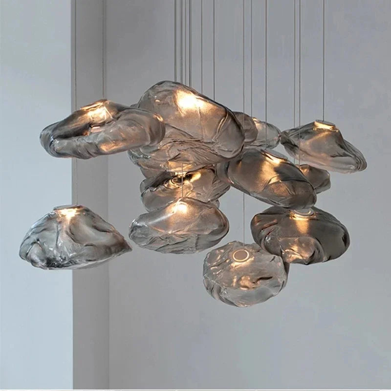 DecorBites™ Chandelier Glass LED Pendant Lamp
