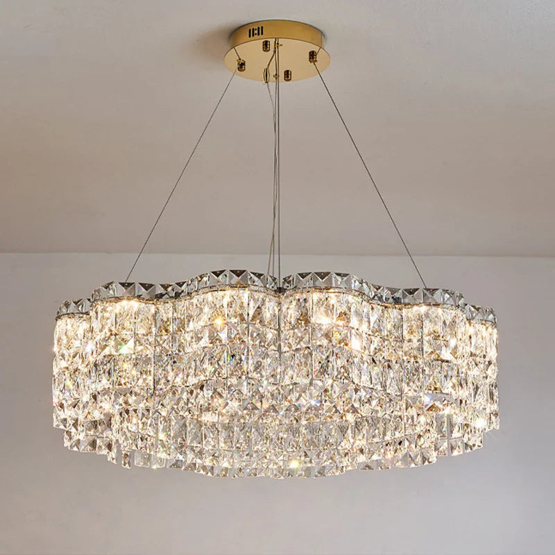 DecorBites™ LED Crystal Chandeliers Modern Fixtures