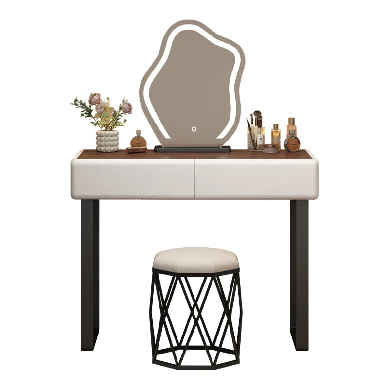 Small Bedroom Vanity Table Organizer Minimalist Chep Comfortable Dressing Table European Modern Penteadeira Postmodern Furniture