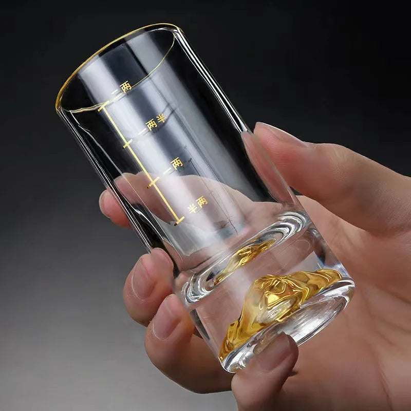 Dlight Decor Golden Line Brandy Glass Set 100ml x6