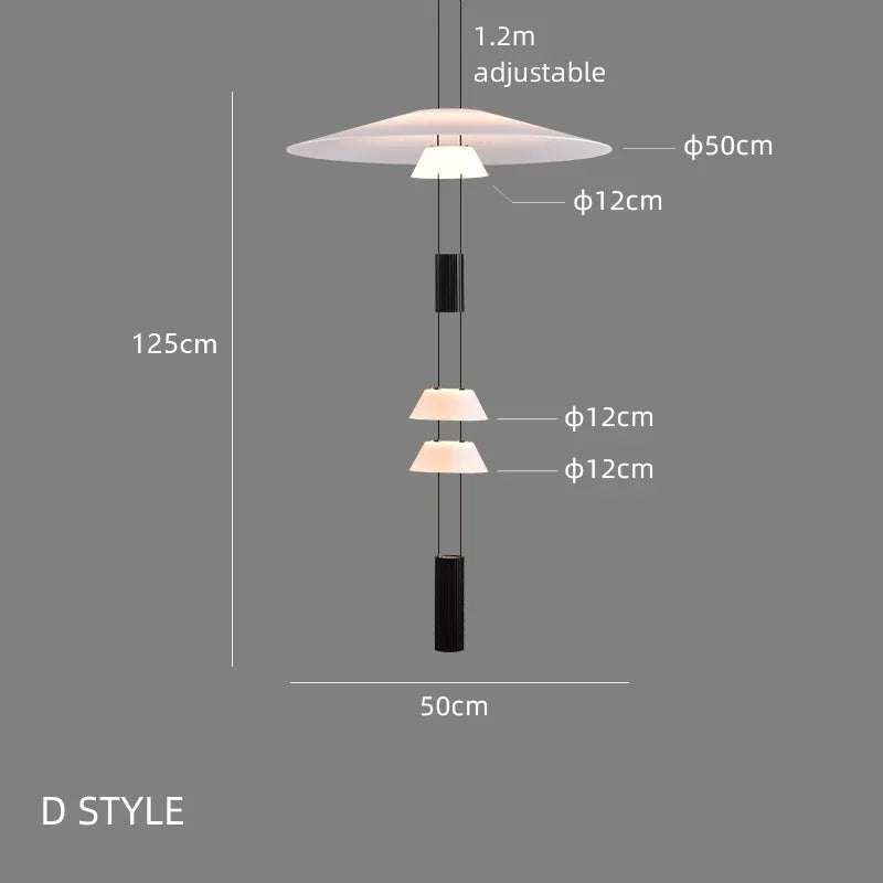 DecorBites™ Pendant Light Circular Hanging Lamp