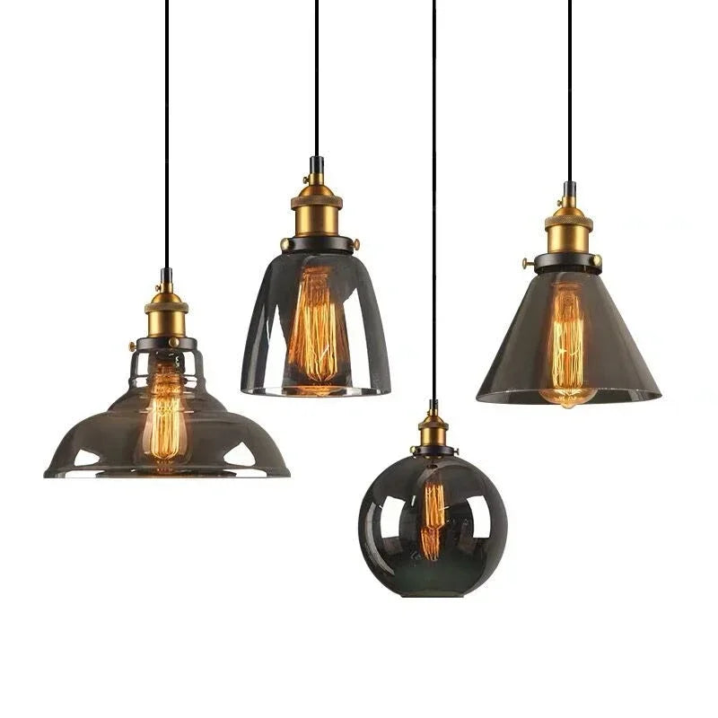 DecorBites™ Vintage Pendant Lights Glass Hanging