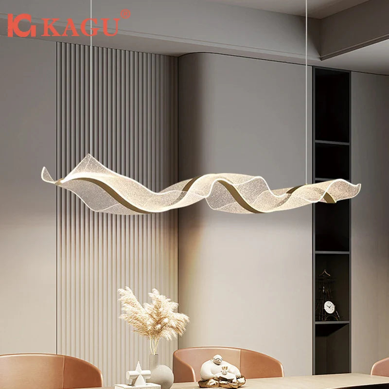 DecorBites™ Led Chandelier Long Wave Design