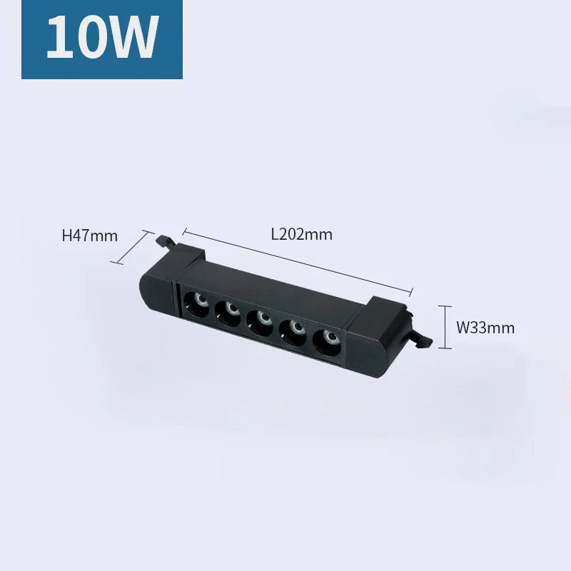 3-Wire LED Track Light - Ceiling Spot Lamp for Clothing Shops