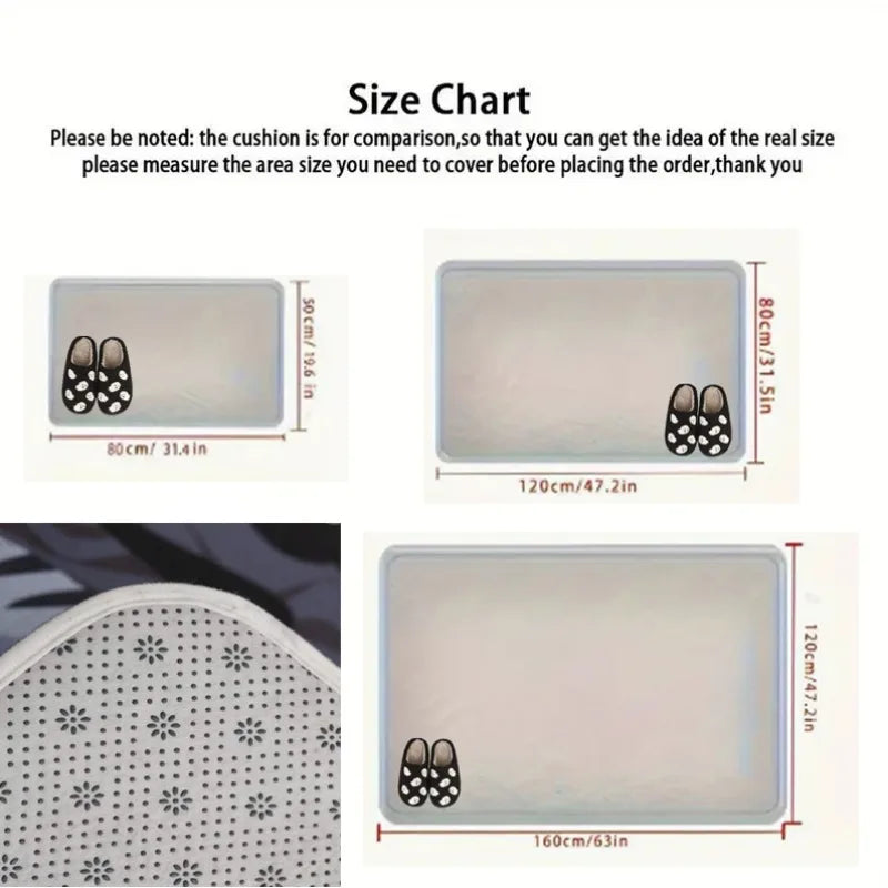 1 Cartoon Record Bedroom Carpet Kitchen Floor Mat Anti Slip Bathroom Living Room Carpet Entrance Door Mat Home Decorative Rugs