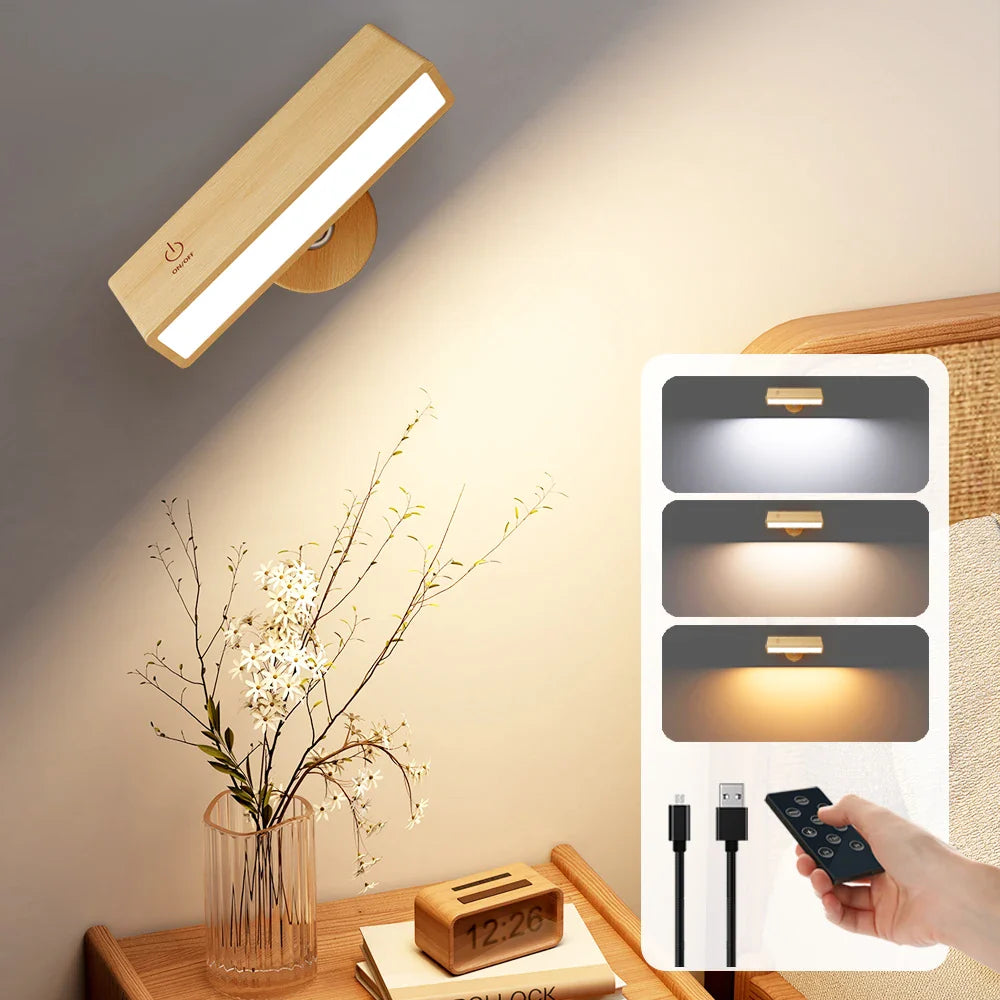 LED Wall Sconces Rechargeable Lamp