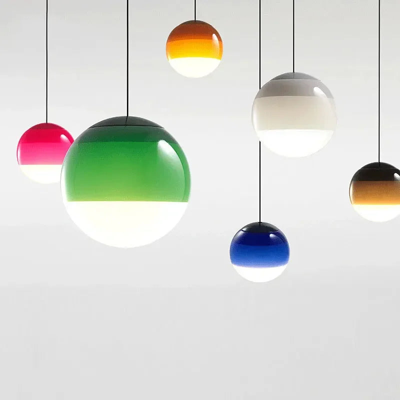 DecorBites™ Glass Dome Pendant Lamps Minimalist Decor