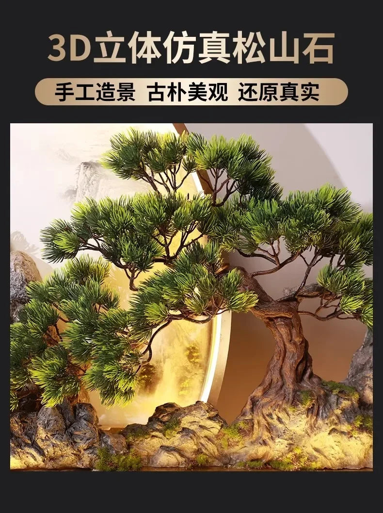 Dlight Decor 3D Wooden Landscape Wall Lamp