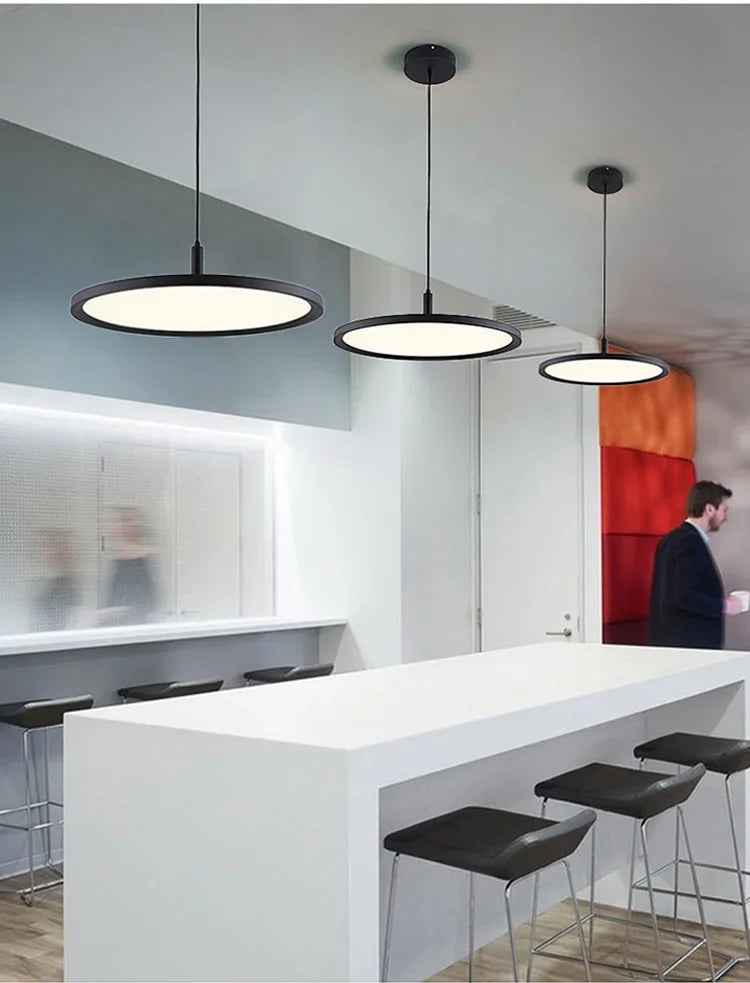 Aluminum Pendant Light Round Ceiling