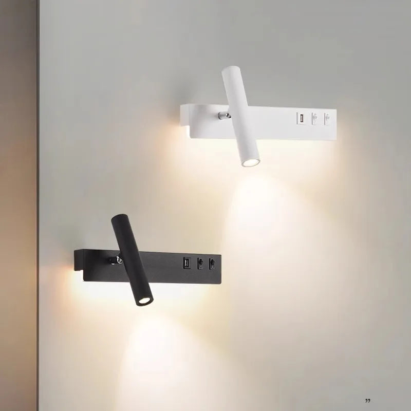 Bedroom LED Rotatable Wall Light