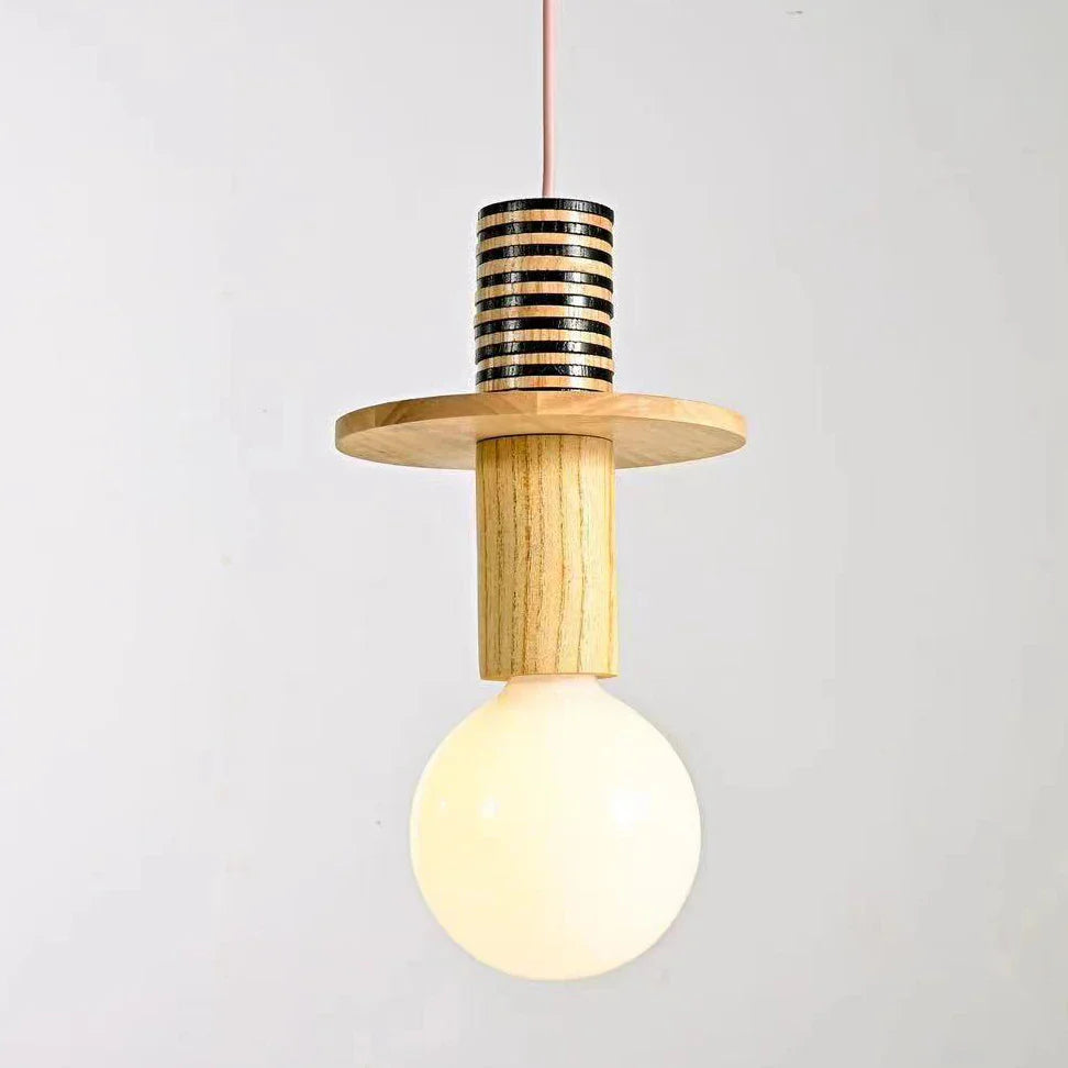 DecorBites™ Wood Pendant Light LED Chandelier